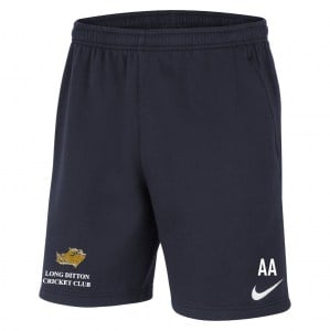 Nike Team Club 20 Fleece Shorts (M) - Obsidian/White/White