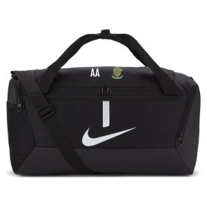 Nike Academy Team Duffel Bag (Small) - Black/Black/White