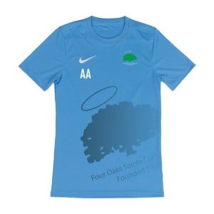 Nike Park VII Dri-FIT Short Sleeve Shirt - University Blue/White