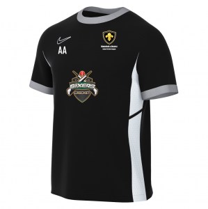 Nike Academy 25 Short-Sleeve Training Top - Black/White/White
