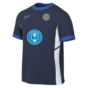 Nike Academy 25 Short-Sleeve Training Top - Obsidian/Royal Blue/White