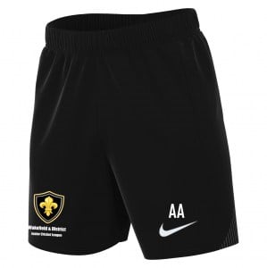 Academy Pro 24 Dri-FIT Pocketed Shorts - Black/White