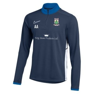 Nike Dri-FIT Academy 25 Drill Top - Obsidian/Royal Blue/White