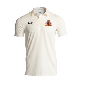 Castore Cricket SS Polo Tech - CREAM