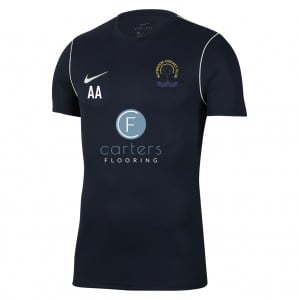 Nike Park 20 Short Sleeve Training Tee - Obsidian/White/White