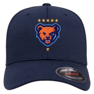 Ralawise Flexfit Woolly Combed Baseball Cap - Navy