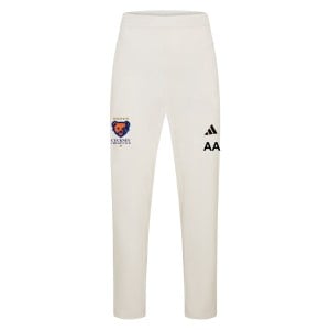 adidas-SS Elite Cricket Pants - Ivory/White