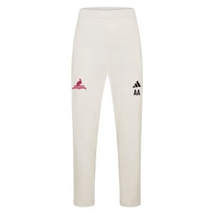 adidas-SS Elite Cricket Pants - Ivory/White