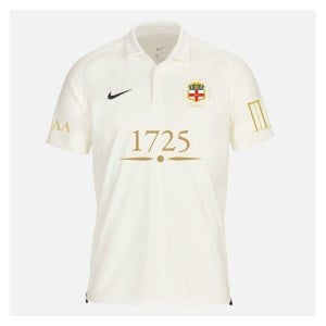 Zelus-Nike Cricket Short Sleeve Game Polo - Sail/Obsidian