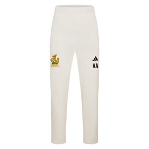 adidas-SS Elite Cricket Pants - Ivory/White