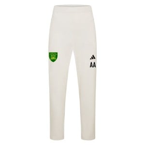 adidas-SS Elite Cricket Pants - Ivory/White
