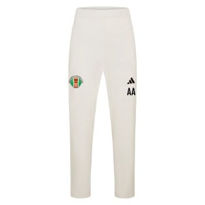 adidas-SS Elite Cricket Pants - Ivory/White
