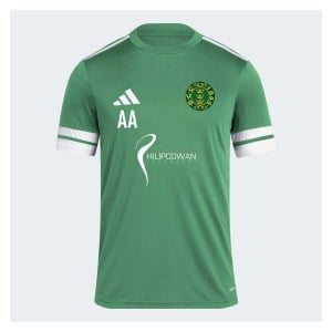 adidas Squadra 25 Short-Sleeve  Jersey - Team Green/White