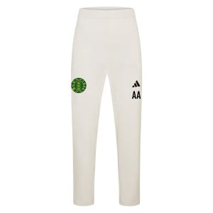 adidas-SS Elite Cricket Pants - Ivory/White