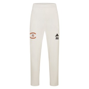 adidas-SS Elite Cricket Pants - Ivory/White