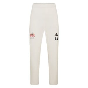 adidas-SS Elite Cricket Pants - Ivory/White