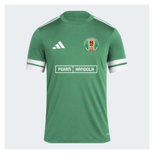 adidas Squadra 25 Short-Sleeve  Jersey - Team Green/White