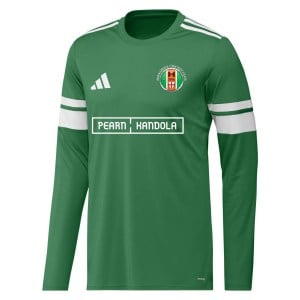 adidas Squadra 25 Long-Sleeve Jersey - Team Green/White