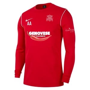 Nike Dri-FIT Park 20 Crew Top - University Red/White/White