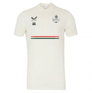 Castore Cricket SS Polo Tech - CREAM/BLACK