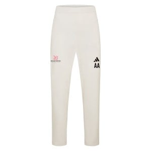 adidas-SS Elite Cricket Pants - Ivory/White