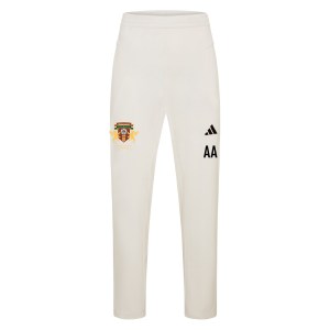 adidas-SS Elite Cricket Pants - Ivory/White