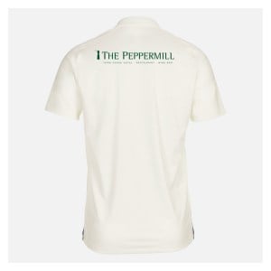 Zelus-Nike Cricket Short Sleeve Game Polo - Sail/Obsidian