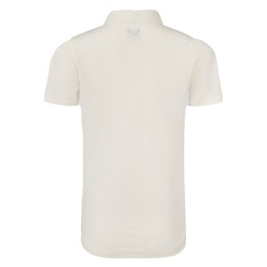 Castore Cricket SS Tech Polo (W) - Cream/Black