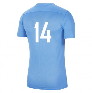 Nike Park VII Dri-FIT Short Sleeve Shirt - University Blue/White