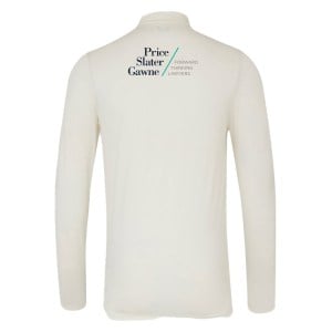 Castore Cricket LS Polo Tech - Cream/Black
