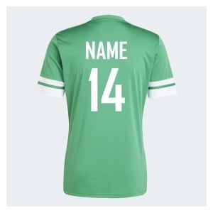 adidas Squadra 25 Short-Sleeve  Jersey - Team Green/White