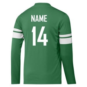 adidas Squadra 25 Long-Sleeve Jersey - Team Green/White