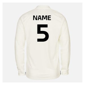 Zelus-Nike Cricket Long Sleeve Game Polo - Sail/Obsidian