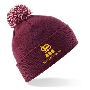 Snowstar Beanie - Burgundy/Off White