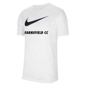 Nike Team Club 20 Swoosh Tee (M) - White/Black