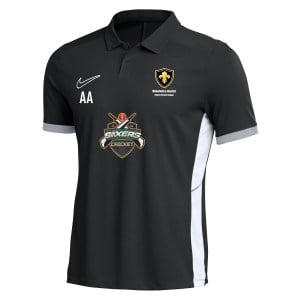 Nike Dri-FIT Academy 25 Polo - Black/White/White