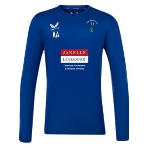 Castore Long Sleeve Training Tee - Royal Blue/White