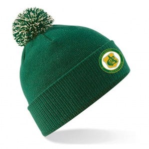 Snowstar Beanie - Bottle Green/Off White