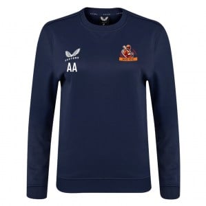 Castore Brushback Sweatshirt (W) - Navy/White