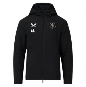 Castore Standard Length Bench Jacket - Black/White