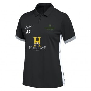 Nike Dri-FIT Academy 25 Polo (W) - Black/White/White