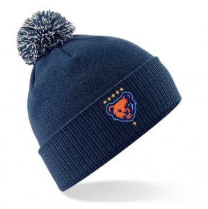 Snowstar Beanie - French Navy/Light Grey