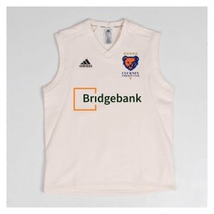 adidas-SS Elite Sleeveless Cricket Sweater - Chalk