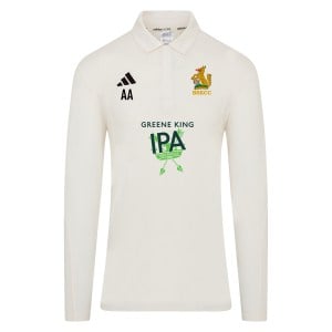 adidas-SS Elite Long-Sleeve Polo Shirt - Ivory/White