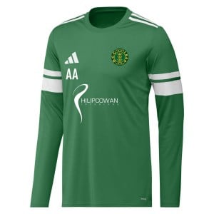 adidas Squadra 25 Long-Sleeve Jersey - Team Green/White
