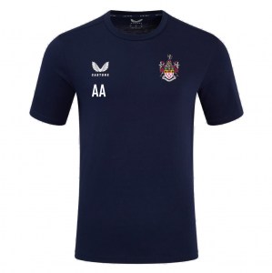 Castore Cotton Leisure T-Shirt - Navy/White