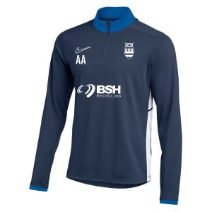 Nike Dri-FIT Academy 25 Drill Top - Obsidian/Royal Blue/White