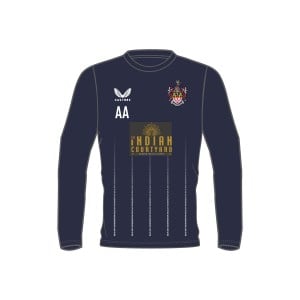 Castore Long Sleeve Training Tee - Navy/White