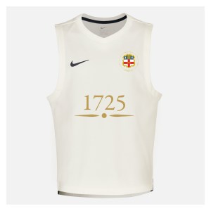 Zelus-Nike Cricket Sleeveless Thermal Top - Sail/Obsidian