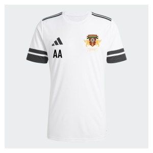 adidas Squadra 25 Short-Sleeve  Jersey - White/Black